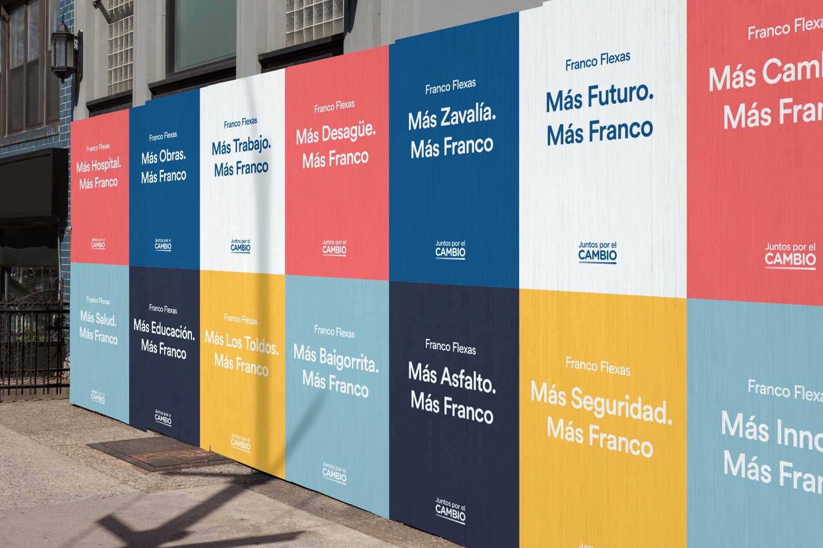 Franco Flexas - mural Más Franco